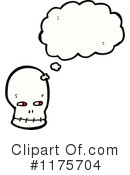Skull Clipart #1175704 by lineartestpilot