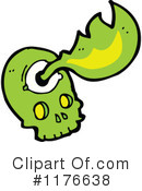 Skull Clipart #1176638 by lineartestpilot