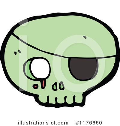 Royalty-Free (RF) Skull Clipart Illustration by lineartestpilot - Stock Sample #1176660