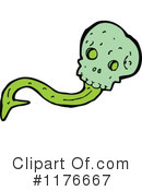 Skull Clipart #1176667 by lineartestpilot