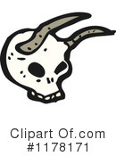 Skull Clipart #1178171 by lineartestpilot