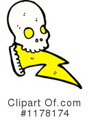 Skull Clipart #1178174 by lineartestpilot