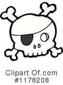 Skull Clipart #1178208 by lineartestpilot