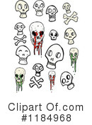 Skull Clipart #1184968 by lineartestpilot