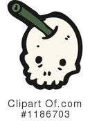 Skull Clipart #1186703 by lineartestpilot