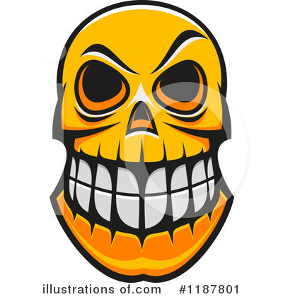 Royalty-Free (RF) Skull Clipart Illustration by Vector Tradition SM - Stock Sample #1187801