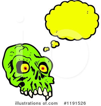 Royalty-Free (RF) Skull Clipart Illustration by lineartestpilot - Stock Sample #1191526