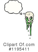 Skull Clipart #1195411 by lineartestpilot