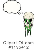Skull Clipart #1195412 by lineartestpilot