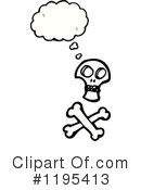 Skull Clipart #1195413 by lineartestpilot