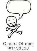 Skull Clipart #1198090 by lineartestpilot