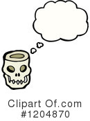 Skull Clipart #1204870 by lineartestpilot