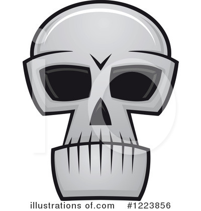 Royalty-Free (RF) Skull Clipart Illustration by Vector Tradition SM - Stock Sample #1223856