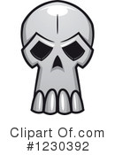 Skull Clipart #1230392 by Vector Tradition SM