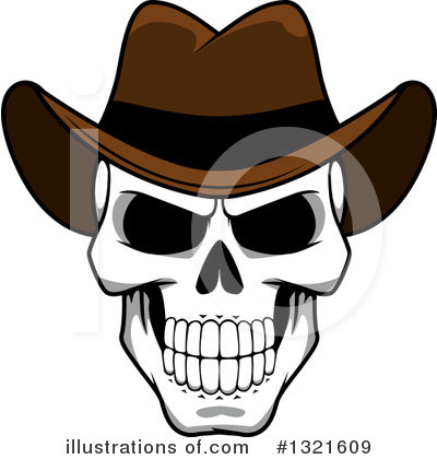 Royalty-Free (RF) Skull Clipart Illustration by Vector Tradition SM - Stock Sample #1321609