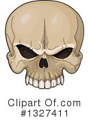 Skull Clipart #1327411 by Pushkin