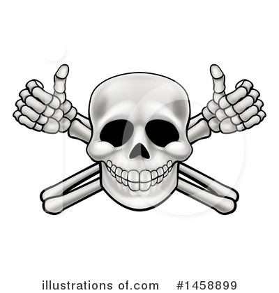 Royalty-Free (RF) Skull Clipart Illustration by AtStockIllustration - Stock Sample #1458899