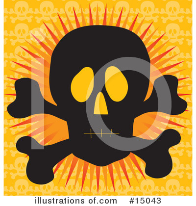 Skull And Crossbones Clipart #15043 by Maria Bell