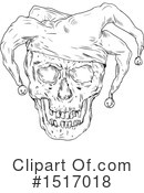 Skull Clipart #1517018 by patrimonio