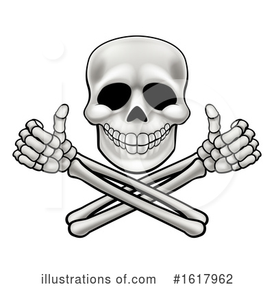 Royalty-Free (RF) Skull Clipart Illustration by AtStockIllustration - Stock Sample #1617962