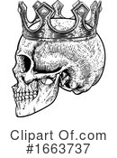 Skull Clipart #1663737 by AtStockIllustration