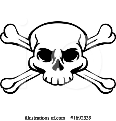 Royalty-Free (RF) Skull Clipart Illustration by AtStockIllustration - Stock Sample #1692539