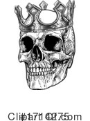 Skull Clipart #1714275 by AtStockIllustration
