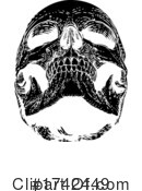 Skull Clipart #1742449 by AtStockIllustration