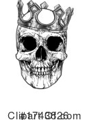 Skull Clipart #1743826 by AtStockIllustration
