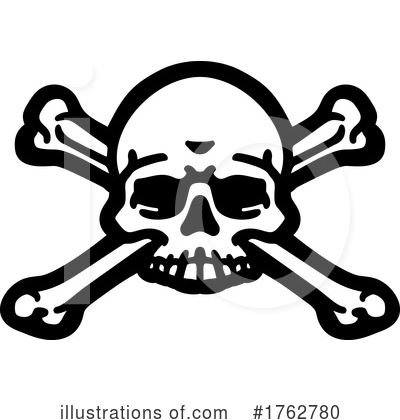 Royalty-Free (RF) Skull Clipart Illustration by AtStockIllustration - Stock Sample #1762780