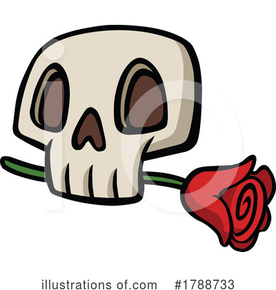 Royalty-Free (RF) Skull Clipart Illustration by yayayoyo - Stock Sample #1788733