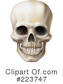 Skull Clipart #223747 by AtStockIllustration