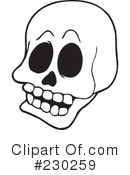 Skull Clipart #230259 by visekart
