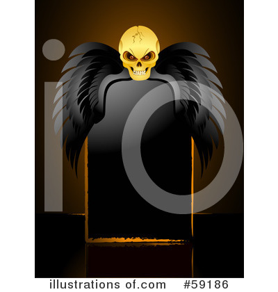 Winged Skull Clipart #59186 by elaineitalia