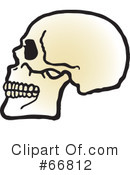 Skull Clipart #66812 by Snowy