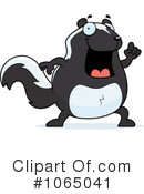 Skunk Clipart #1065041 by Cory Thoman
