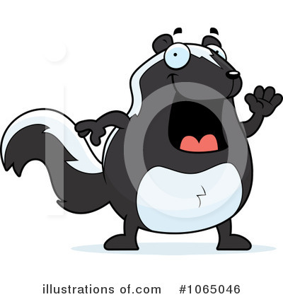 Royalty-Free (RF) Skunk Clipart Illustration by Cory Thoman - Stock Sample #1065046