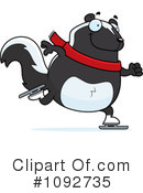 Skunk Clipart #1092735 by Cory Thoman