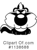 Skunk Clipart #1138688 by Cory Thoman