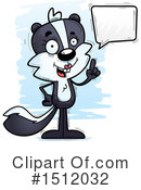 Skunk Clipart #1512032 by Cory Thoman