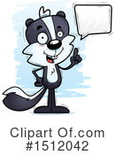 Skunk Clipart #1512042 by Cory Thoman