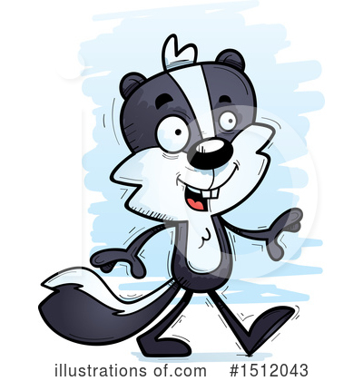 Royalty-Free (RF) Skunk Clipart Illustration by Cory Thoman - Stock Sample #1512043