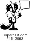 Skunk Clipart #1512052 by Cory Thoman