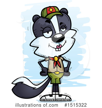 Royalty-Free (RF) Skunk Clipart Illustration by Cory Thoman - Stock Sample #1515322