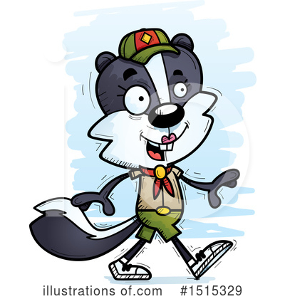 Royalty-Free (RF) Skunk Clipart Illustration by Cory Thoman - Stock Sample #1515329