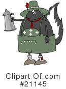 Skunk Clipart #21145 by djart