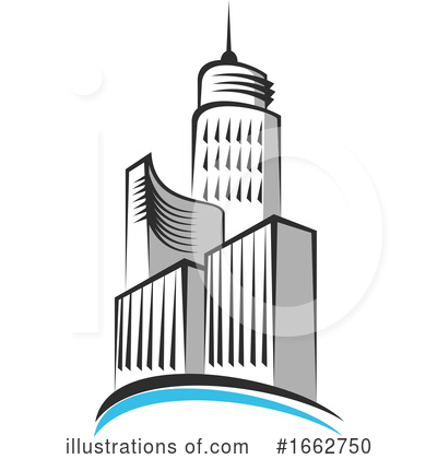 Royalty-Free (RF) Skycraper Clipart Illustration by Vector Tradition SM - Stock Sample #1662750