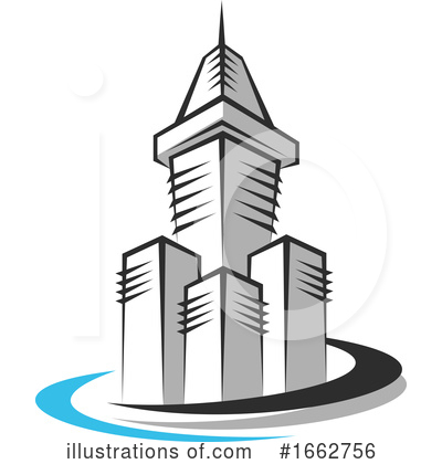 Royalty-Free (RF) Skycraper Clipart Illustration by Vector Tradition SM - Stock Sample #1662756