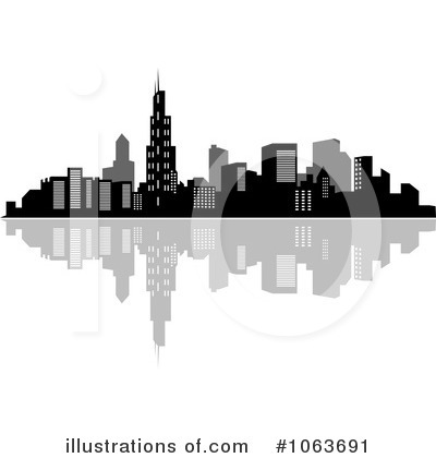 Royalty-Free (RF) Skyline Clipart Illustration by Vector Tradition SM - Stock Sample #1063691