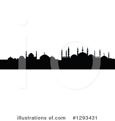 Royalty-Free (RF) Skyline Clipart Illustration by Vector Tradition SM - Stock Sample #1293431